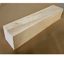 Carrelet brut en rable  veine brune pour le tournage - section 8 x 8 cm