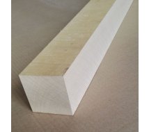 Carrelet brut en rable sycomore pour le Tournage - section 12 x 12 cm