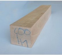 Carrelet brut en Htre pour le Tournage - section 5,4 x 5,4 cm