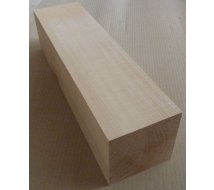 Lot de 4 carrelets en Tilleul pour le Tournage -section 4 x 4cm