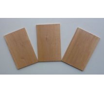 Lot dclass - 2 planches en Aulne p 20mm - 20 x 14-15cm