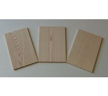 Lot dclass - 2 Planches en Frne p 10mm - 30 x 15 cm