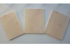 1 planche en Erable sycomore p 3mm - largeur 10cm