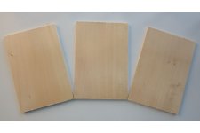 Lot d�class� - 2 planches en Tilleul �p 5mm - 30x 12cm