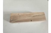 Lot dclass - 2 Carrelet bruts en Htre chauff - section 6x6 cm - longueur 20cm 