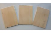 Lot d�class� - 2 planches en Tilleul �p 5mm - 20x 12cm